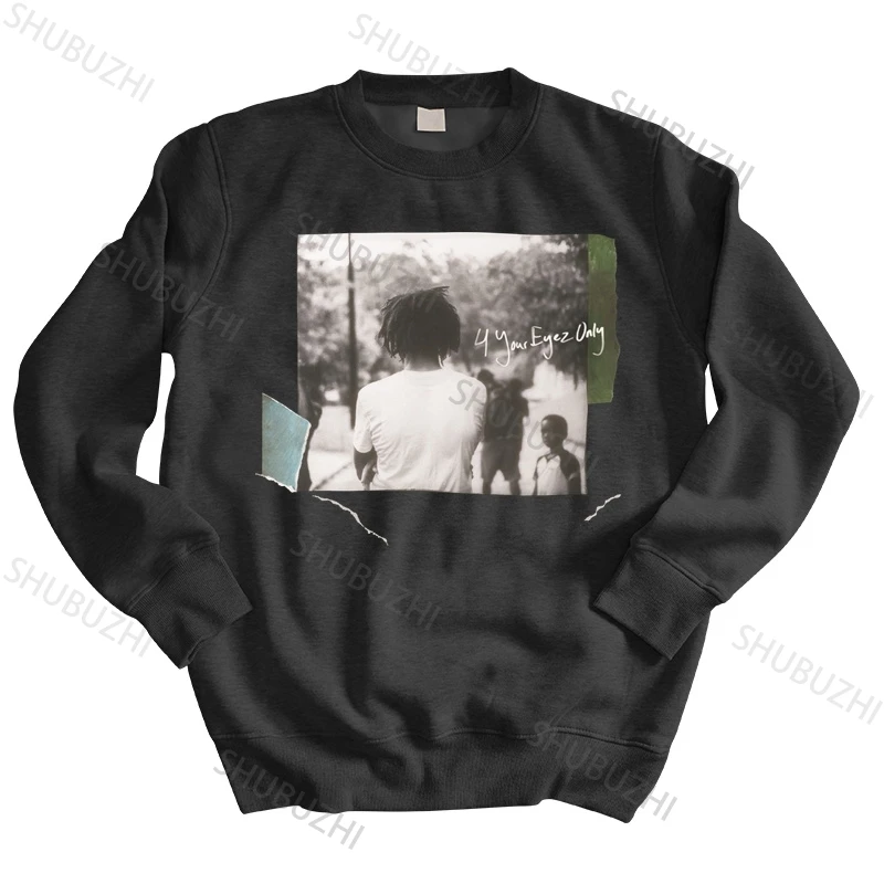 Мужская Уличная одежда Свитшот J Cole - 4 Your Eyez Only черные худи брендовая толстовка