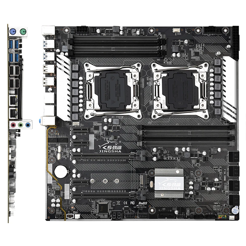 Игровая материнская плата JINGSHA X99Dual F2 поддержка процессора Crossfire Xeon V3/V4 2 * Pcie 16x и 8
