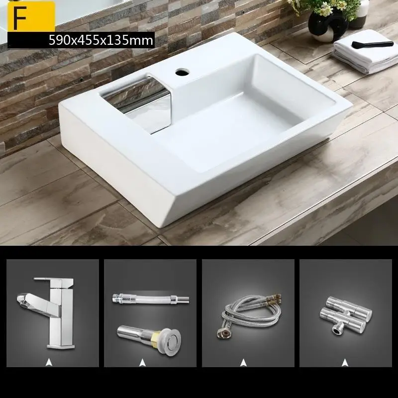 Number 20 Cuba Para Waschtisch Salle De Bain Umywalka Lavatorio Lavandino ванная комната туалетный столик Da Appoggio раковина Pia Banheiro Lavabo умывальник - Цвет: Number 20