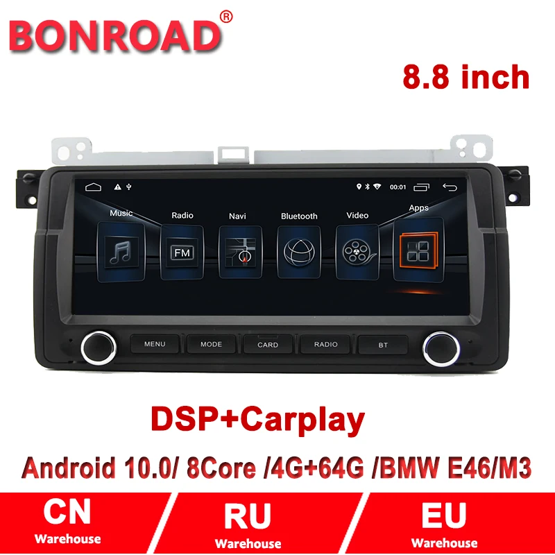 Android 9 0 автомобильный мультимедийный плеер стерео система для BMW E46 320i 325i 323i 330i 8 GPS