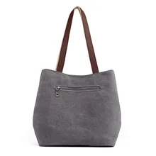 Осенне-зимняя новая стильная женская Холщовая Сумка в Корейском стиле повседневные женские разнообразные сумки модные однотонные