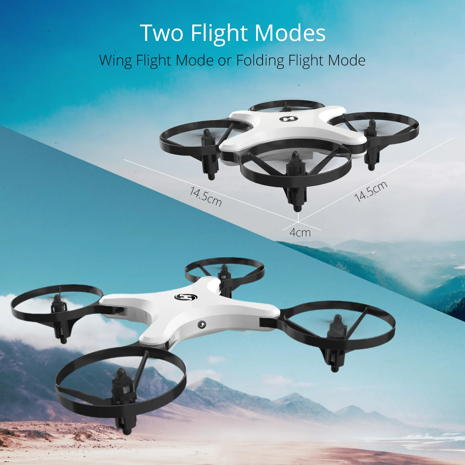 Holy Stone HS220 мини-Дрон с камерой 720P HD FPV Wifi RC Дрон двойной режим складной вертолет Квадрокоптер для детей