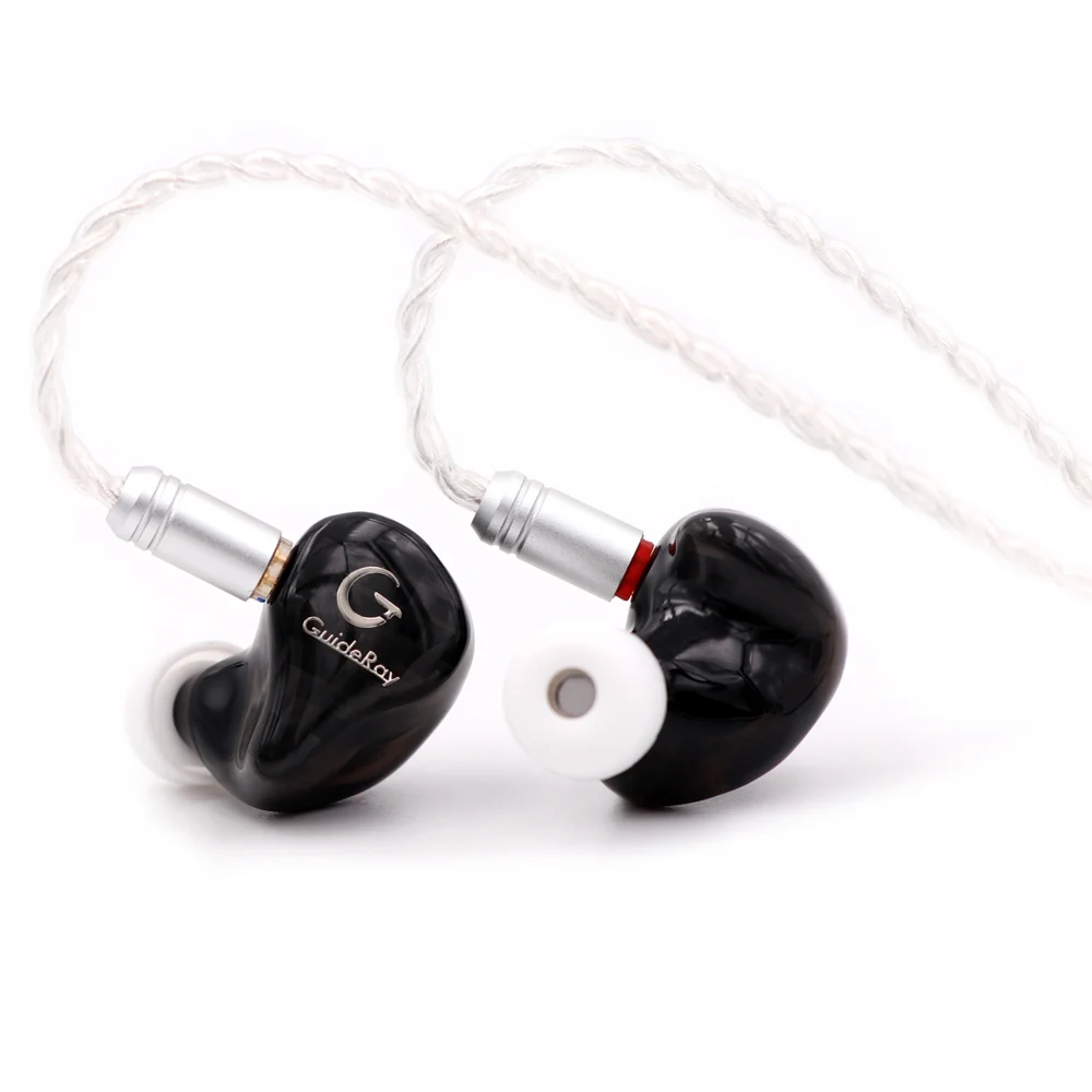 GR-i68 without mic GuideRay GR-i серия DD+ BA гибридные HiFi наушники-вкладыши с кабелем 0,78 мм GR-i18/GR-i58/GR-i68 - Цвет: GR-i68 without mic