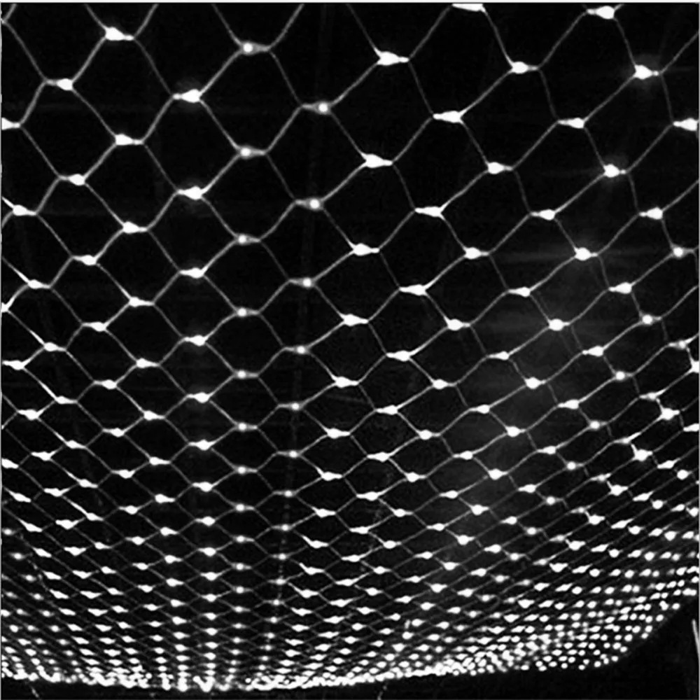 thumbnail image 1 of Cadena de luces LED de red, 8 modos, 220 V, 1,5 x 1,5 m, 3 x 2 m, 2 x 2 m, decoración para festivales, Navidad, Año Nuevo, bodas, fiestas, impermeable, 1 of 5