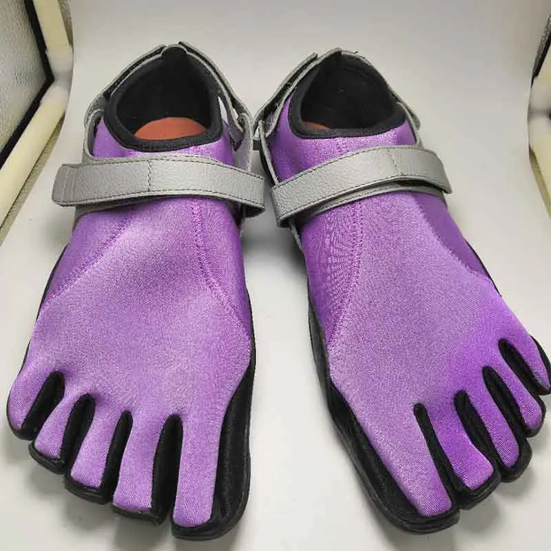Purple Findcool/нескользящая подошва; 5 пальцев; обувь для бега; 5 пальцев; быстросохнущая прогулочная обувь; дышащая легкая обувь - Цвет: Purple