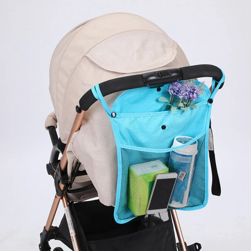 Водонепроницаемая сумка-Органайзер для детской коляски, большая емкость, сумки для подгузников, сумка для хранения, посылка коляска с держателем, корзина, 3 цвета