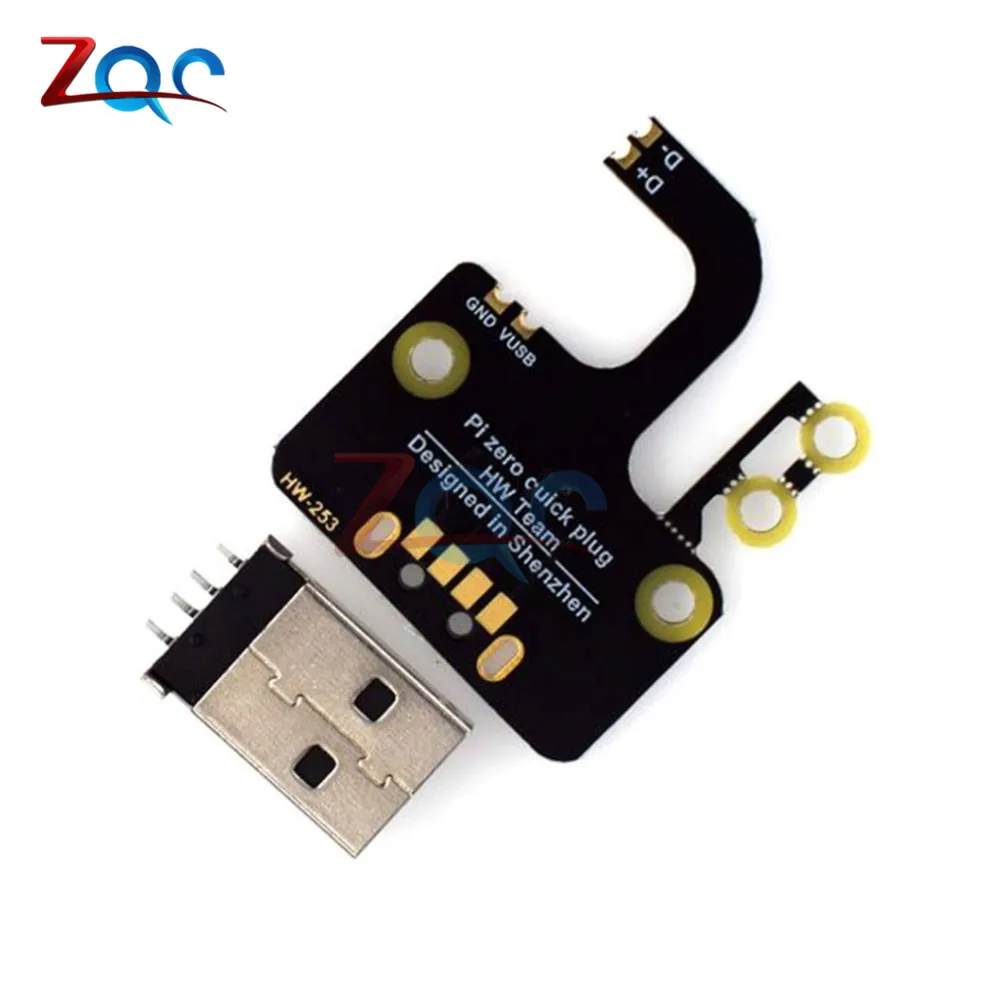 Raspberry Pi Zero W Micro USB для type A плата адаптера расширения источник питания|Детали и