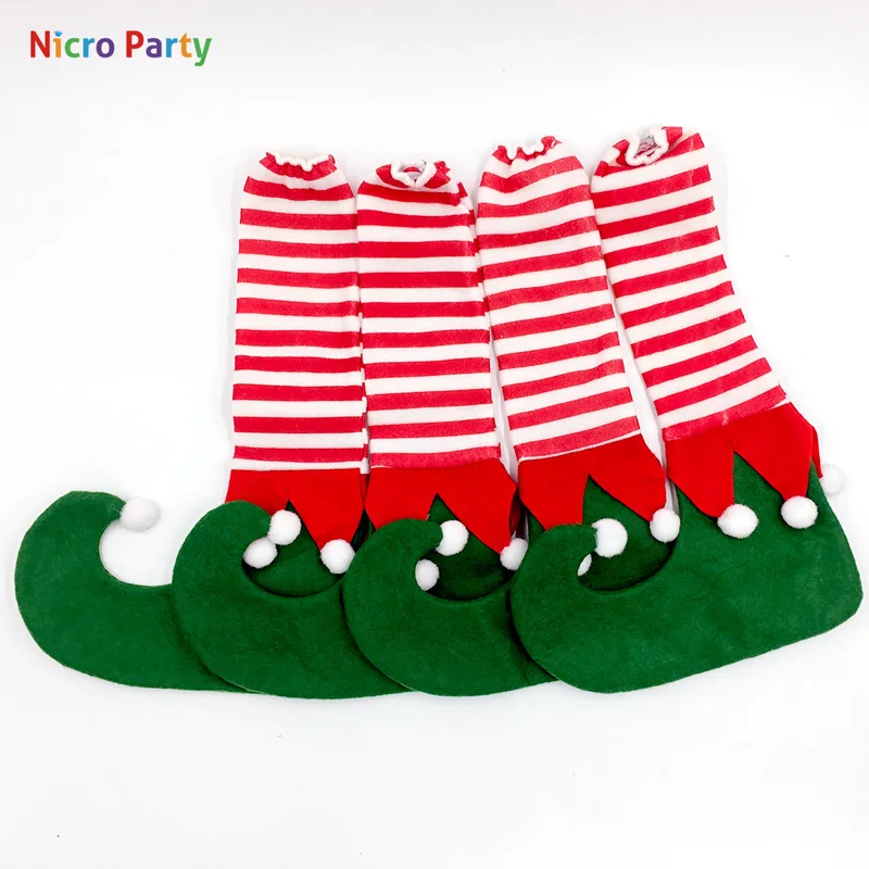 Nicro Chair Foot Covers Christmas Decor For Home Table Decor Ornament Navidad Xmas Party Decor New Year Gift#Chr86