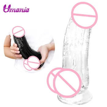 Ig Realistic Soft Dildo Xxl Giant Penis Sex Toys for Couple Men Women Vagina Masturbation Fake Dick Suction Cup Adults Products 1