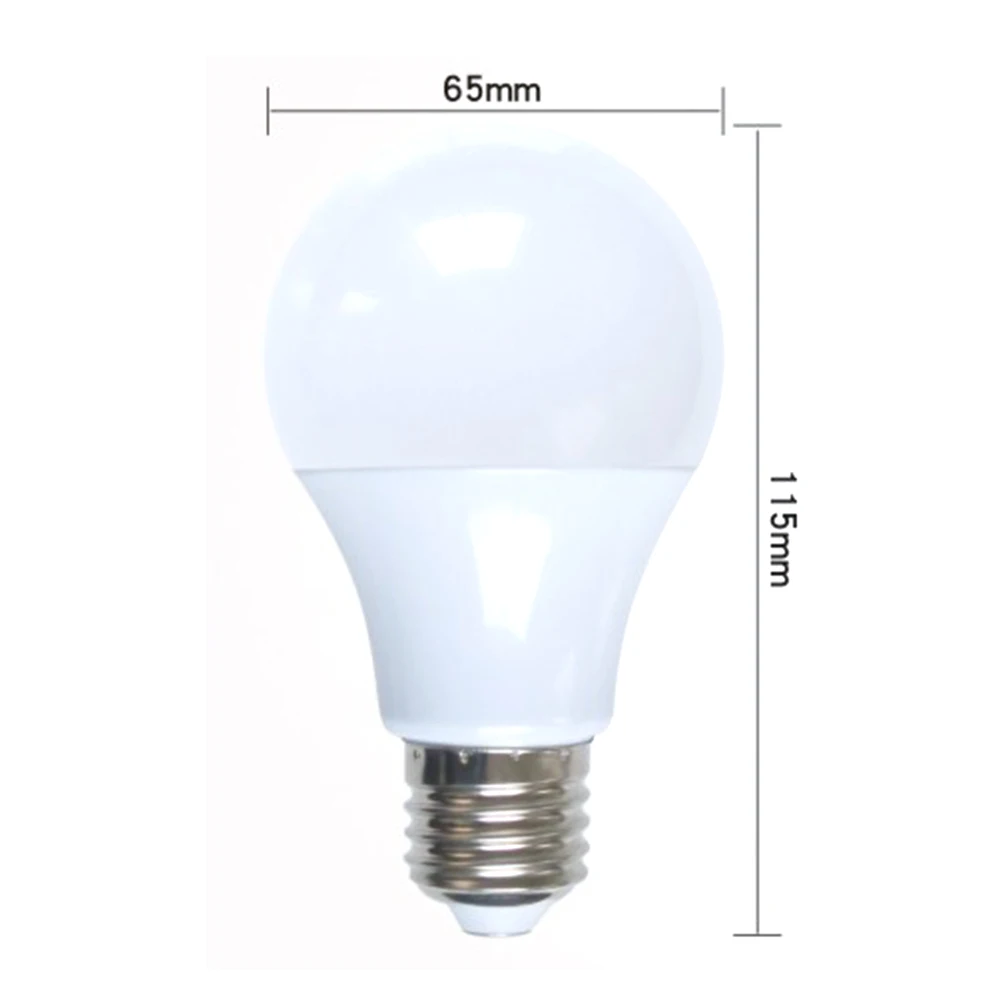 5//7//9//12W E27 LED Radar Light Bulb Motion Sensor Bulb White Light Auto OFF//ON