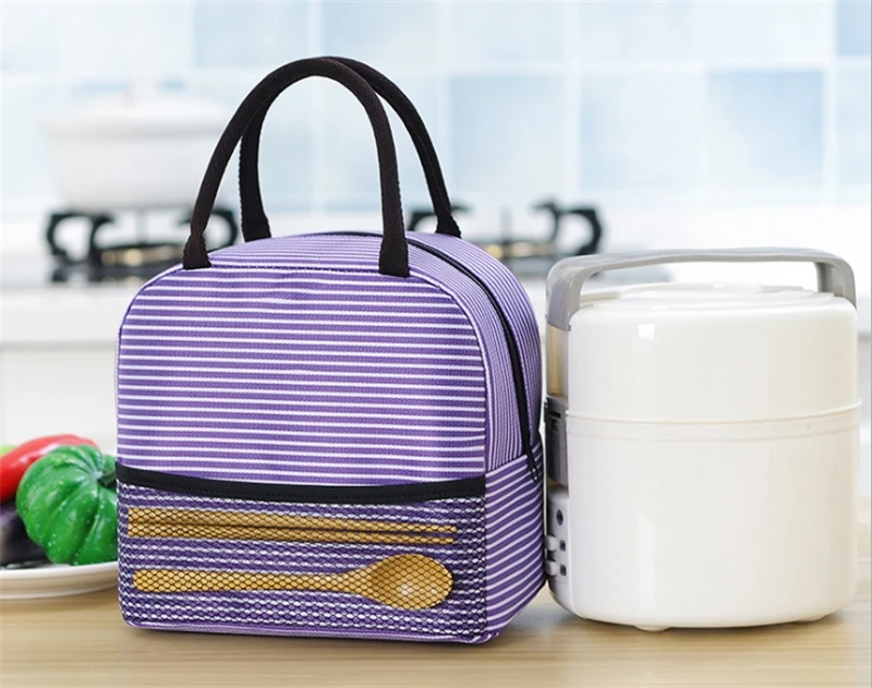 Водонепроницаемая сумка для ланча для женщин и детей, портативная школьная сумка для хранения еды, контейнер для ланча, сумка, термоутолщенная изоляционная сумка для пикника