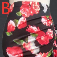 Multicolor 1 - B Необычные латинские танцевальные юбки для женщин Костюмы для латинских танцев юбка для самбы Танго женские танцевальные платья для выступлений танцевальная одежда - Цвет: Multicolor 1 - B