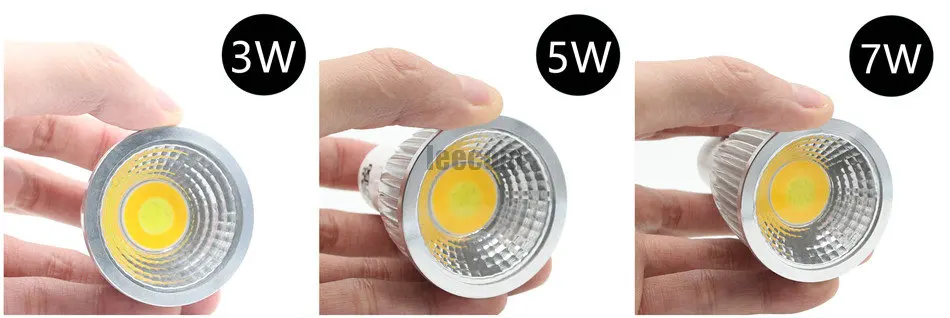 Ограниченная Emc Lampara 40 шт три цвета Температура Cob Светодиодная лампа лампада Точечный светильник E27 85-265 в Точечный светильник Luz