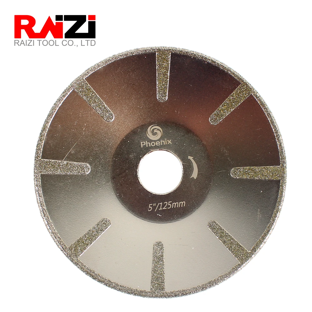 Raizi 5 Inch125 mm Electroplated Diamond Convex Contour Blade Cutting&Grinding Disc For Grnite Sink Holes(Free Shipping) (1)