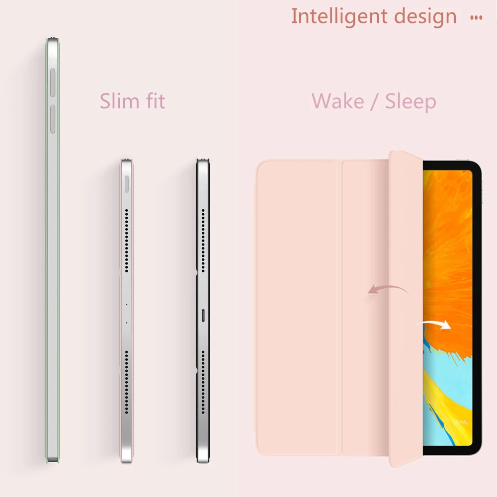 iPad Case Tablet Case Smart Cover For iPad Pro 11 iPad 10th Gen. 10.9 Air5 Pro11 M2 Magnetic Ultra Slim Tri-folds Protection Clip
