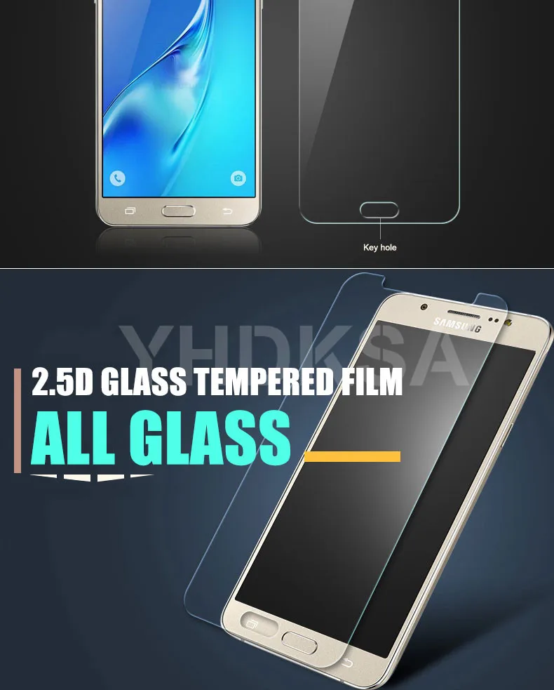 9H Screen Protector Glass on For Samsung Galaxy J3 J5 J7 J2 J8 J4 J6 Plus Tempered Glass Protective Film