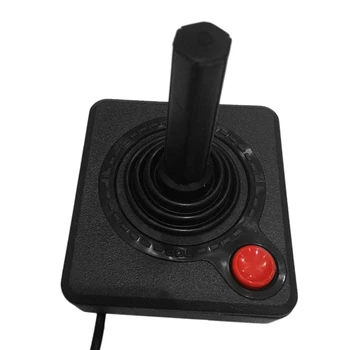 

Gaming Joystick Controller for Atari 2600 Game Rocker with 4-Way Lever and Single Action Button Retro Gamepad