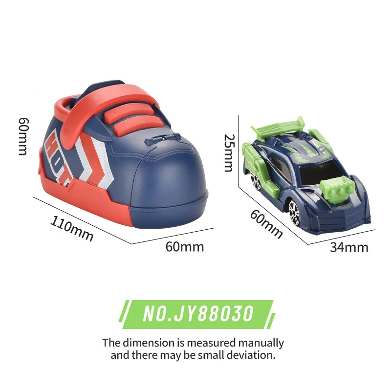 Ejection Car Toy Creative Running Shoes Toy Children Press inertia Shoot Car Model Catapult Launch Racing Cars for Toddlers Boys images - 6