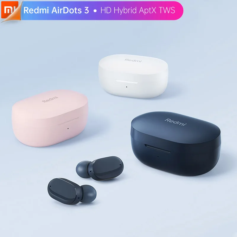 Наушники Xiaomi Redmi AirDots 3 HD Hybrid AptX TWS twсей08ls 30h Life с чехлом 7h Solo Bluetooth 5 2 низкой