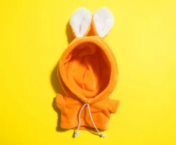 

[MYKPOP]KPOP Doll's Clothes and Accessories: Bunny Hooded Sweater for 15cm 20cm Doll Fans Collection SB20092809