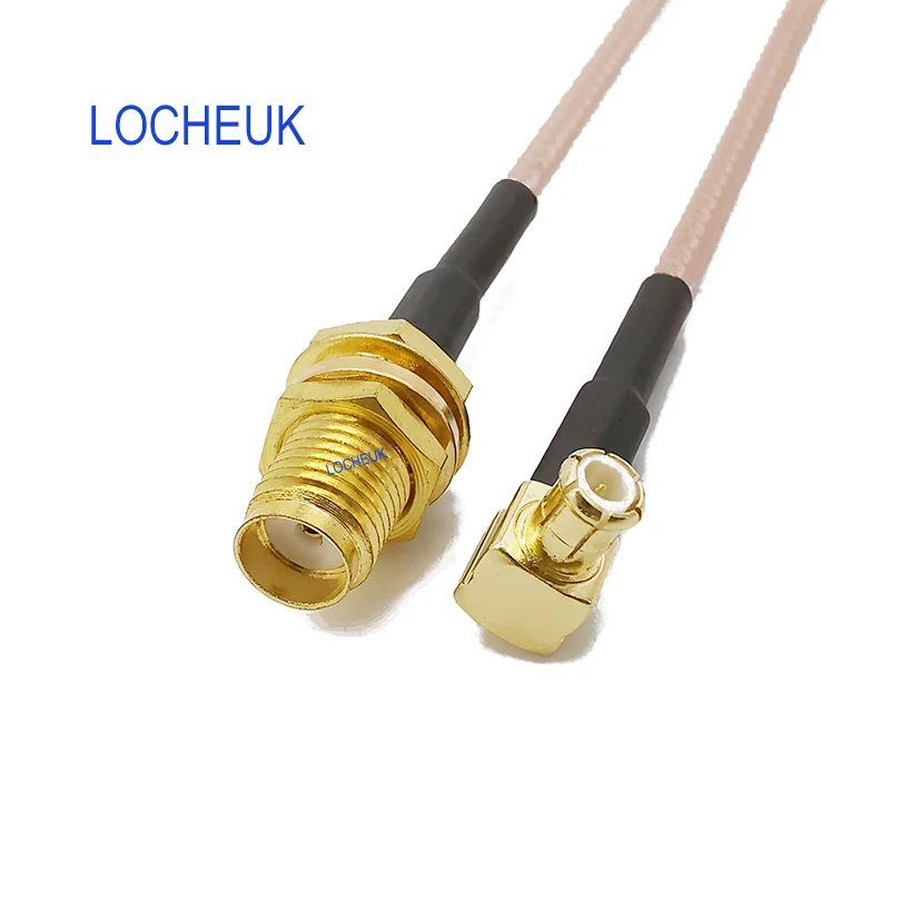 

RG316 15CM 6" Low Loss Pigtail Wire SMA Female to MCX Male Right Angle RF Coaxial Cable Adapter Connector Wire