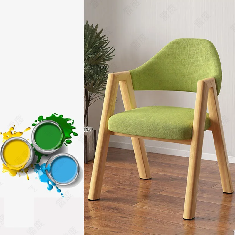 Wooden Make Up Chair Furniture Backrest With Armrest 의자 Home Dining Chairs For Home Decoration Restaurant Chair