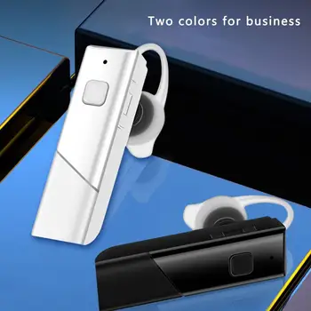 

Single Ear Business Headset Wireless bluetooth earphones Sweatproof Noise Reduction Handsfree Call in-Ear Earbuds safe driving