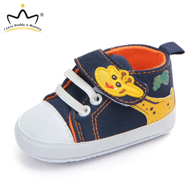 Baby Shoes Sneakers Toddler Sole Anti-Slip Cotton New Cute Soft Giraffe Print
