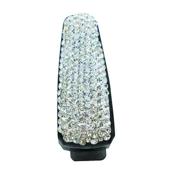 

2019 Hot Automatic Fastening Clip Rhinestone Diamond Car Visor Sunglasses Folder Ticket Received Card Clip Storage Holder