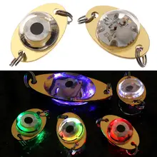 Mini LED Fish Lamp Fishing Bait Light Attracting Fish Underwater Eye Shape Fishing Squid Bait Fish Lure Light Flashing Lamp