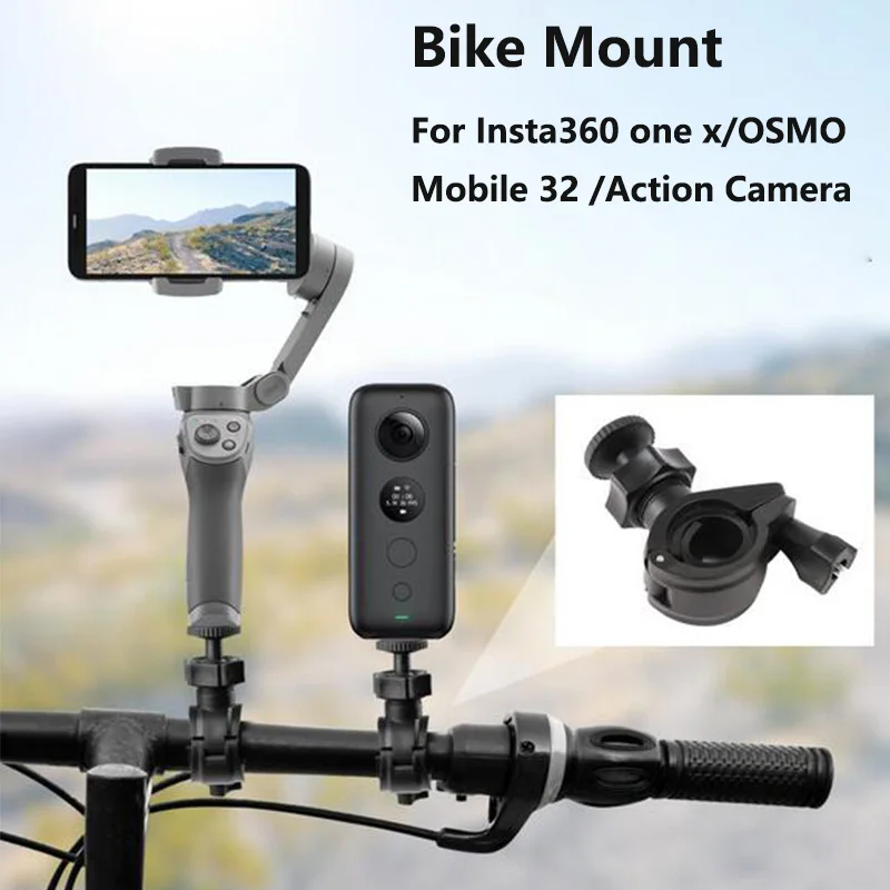 Clip Per Supporto Per Morsetto Per Bici Da Bicicletta Per Om 4 Osmo Mobile 3 2/Zhiyun Smooth Q 4 Insta360 One X Gopro Hero 5 4 Action Camera