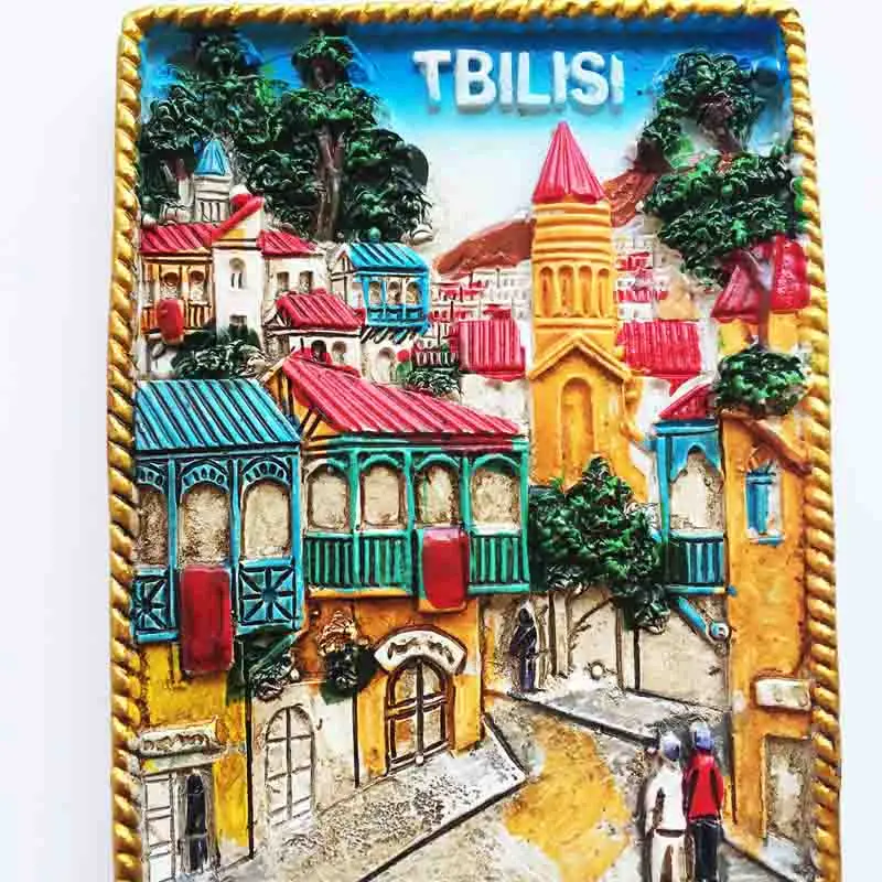 트빌리시 냉장고 자석, 세계 관광 기념품 스티커, 홈 데코
