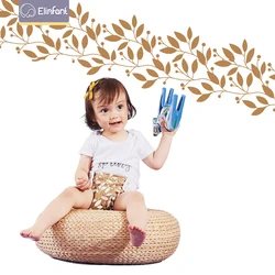 Elinfantil 10 pçs lavável malha de café interior berathable impermeável dos desenhos animados reutilizável fralda de pano do bebê