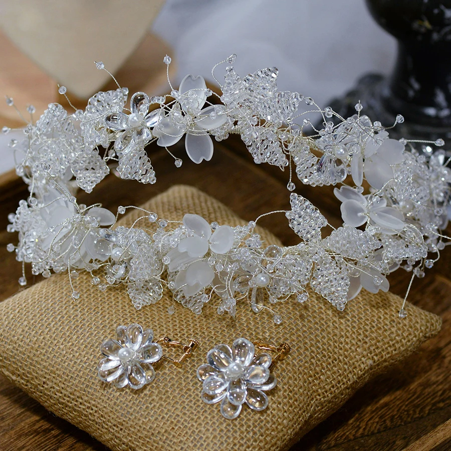 Corona Di Cristalli Con Strass - Diadema Regolabile Per Sposa, Feste, Cosplay, Matrimonio E Eventi