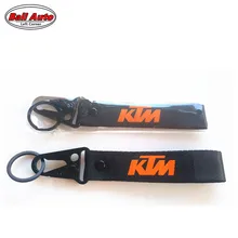 Левый угол мотоцикл вышивка брелок Коллекция брелок для KTM