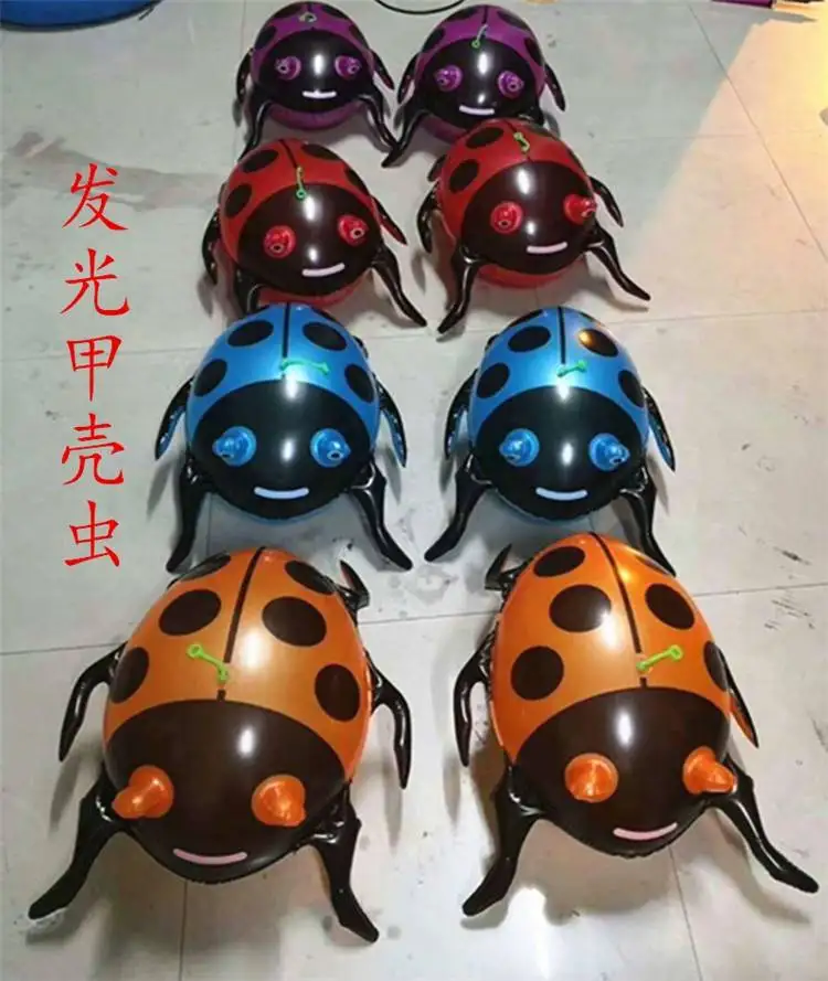 

Toy Children Inflatable Animal Toys Light Included with Line Inflatable Large Size Toy Beetle Frog Toys