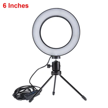 

Phone Flicker Free Ring Shape Eye Protection Fill Light Studio With Controller Photography Safe USB Led Dimmable Low Heat Video