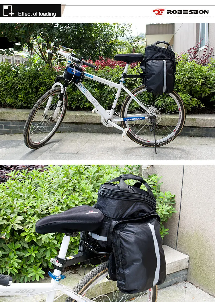 Bike Carrier Bag Under Seat Cycling Bicycle Accessories Trunk Bag Shoulder Handbag Multifunction Bicycle Tail Rear Bag 4