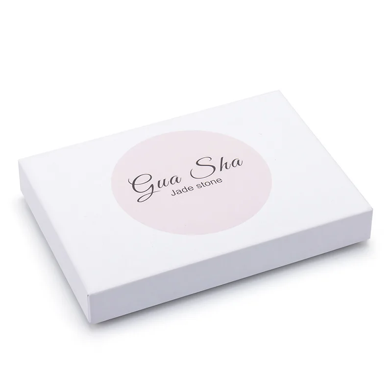 Face Massager Guasha Board Natural Jade Guasha Scraping Massage Scraper Face Massage Roller Board