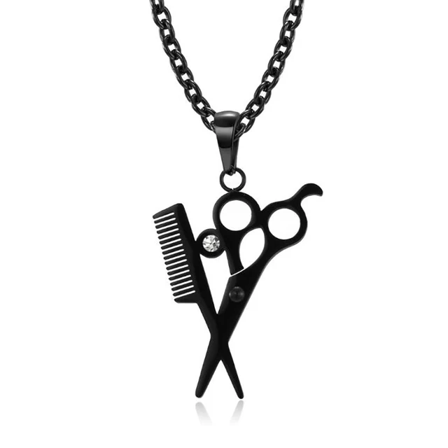 Barber Shop Haircut Shaver Necklaces Hip Hop Hair Dresser Tool Shaver –  ICON Shears
