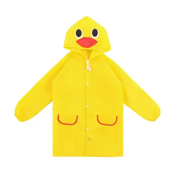 

Cape-style One-piece Raincoat Kids Boys Girls Waterproof Jumpsuit Hooded One-Piece Baby Rainwear And Pants Rain Gear Supplies