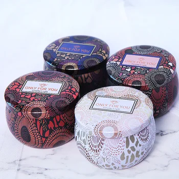 

24pcs Candle Jars Wax Making Tin Kit Vintage Mini Storage Case Portable Travel Coffee Tea Candy Jewelry Organizer Container