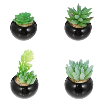 

1Pc Modern Simple Adorable Artificial Succulent for Office Home Desktop