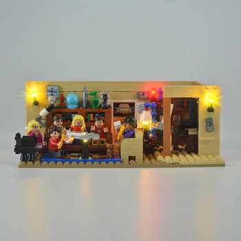 

Compatible with 21302 16024 creative street view big bang theory led lamp kit building block brick DIY toy (lighting only)