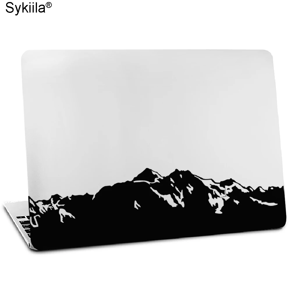 Sykiila наклейка для Macbook Air 11 12 13 Pro 13 15 16 17 виниловая наклейка на стену для ноутбука черная наклейка Карта мира Земля камера Горный Лев