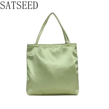

Bag Women New Fashion Korean Version Dongdaemun Simple Fashion Retro Satin Niche Wild Handbag Purses and Handbags
