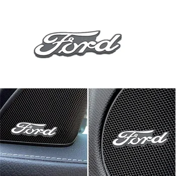 

3D Car Styling Sticker Aluminum Emblem interior Speaker audio Badge for Ford Fiesta EcoSport ESCORT focus 1 focus 3 focus 2
