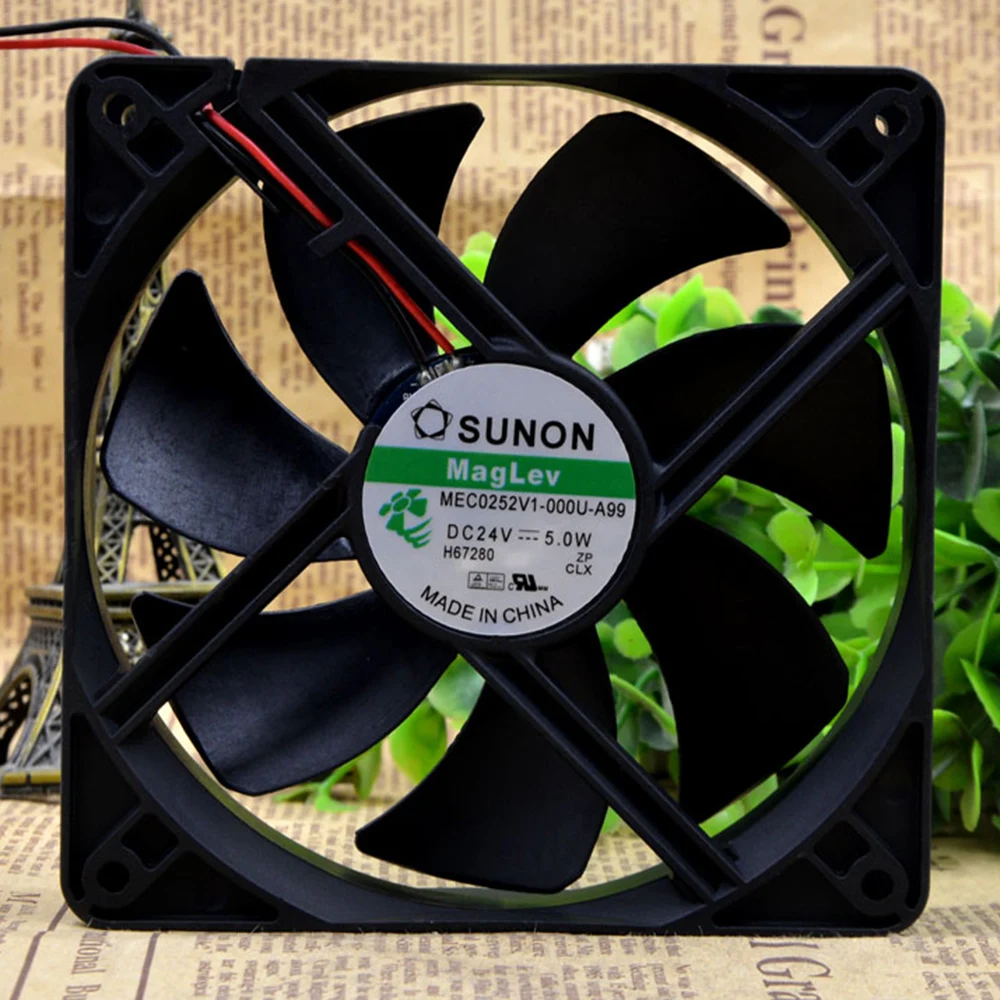 

For Sunon MEC0252V1-000U-A99 DC 24V 5W 12CM 120X120X*25MM case COOLING FAN