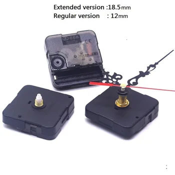 

16 Style Wall Watch Mechanism Silent Quartz Long Shaft DIY Needle Hour/Minute Hands Movement Parts Repair Pointer Klokwijzers