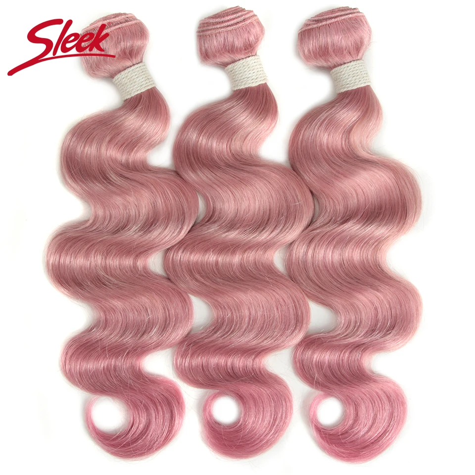 Sleek-Colorful-Hair-Pre-colored-Ombre-Bundle-Honey-Blonde-Pink-Brazilian-Hair-Weave-Bundles-Body-Wave